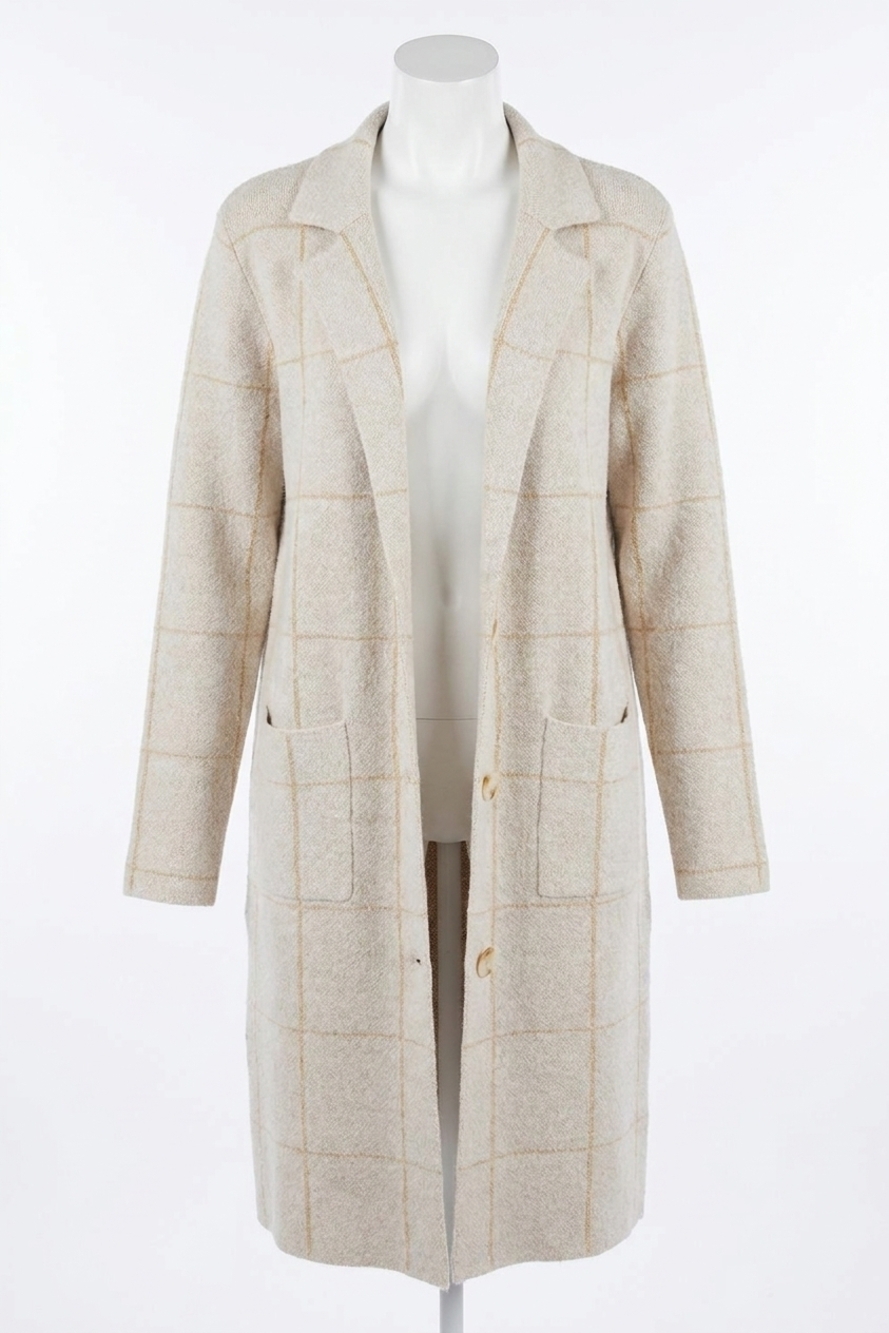 NEW SALTWATER LUXE lorelei sweater cardigan in natural